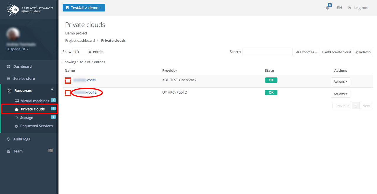 Creating SecGroup - step 1