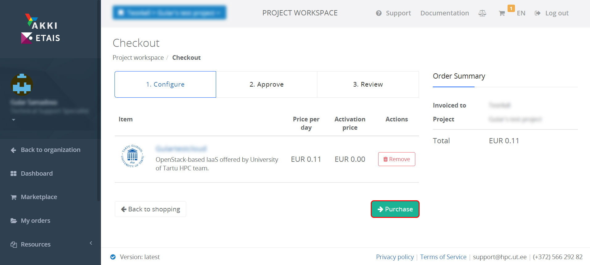 Adding VPC provider - step 1
